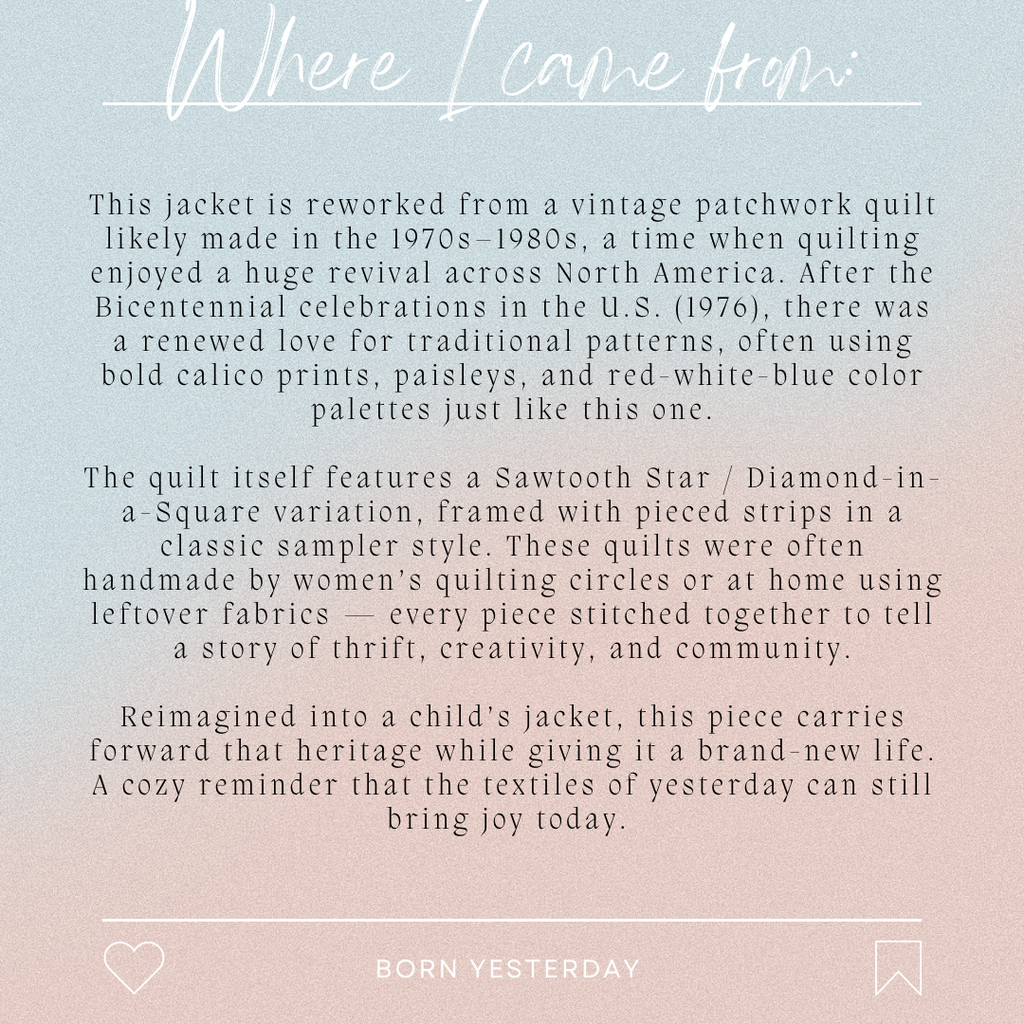 Star Patch Quilted Coat