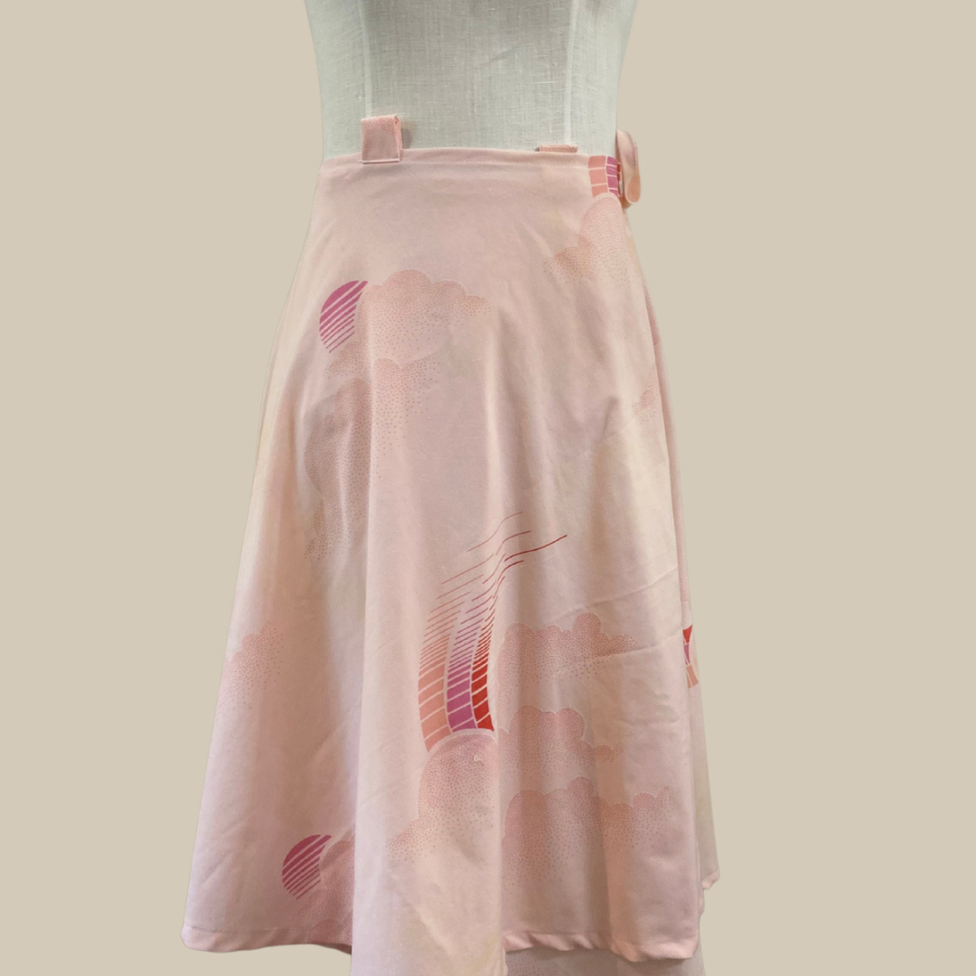 Cotton Candy Skies Wrap Skirt