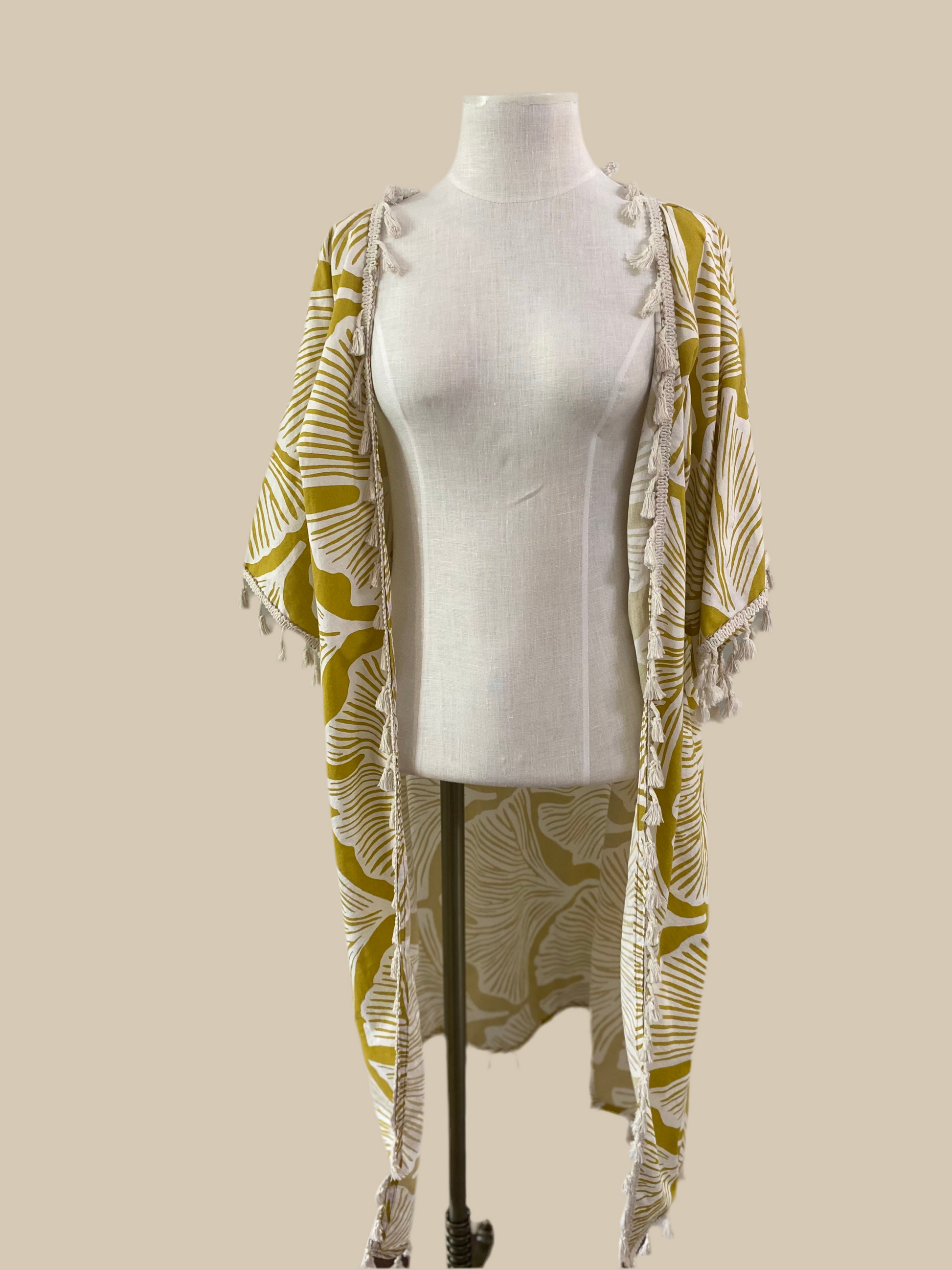 Golden Ginko Kimono