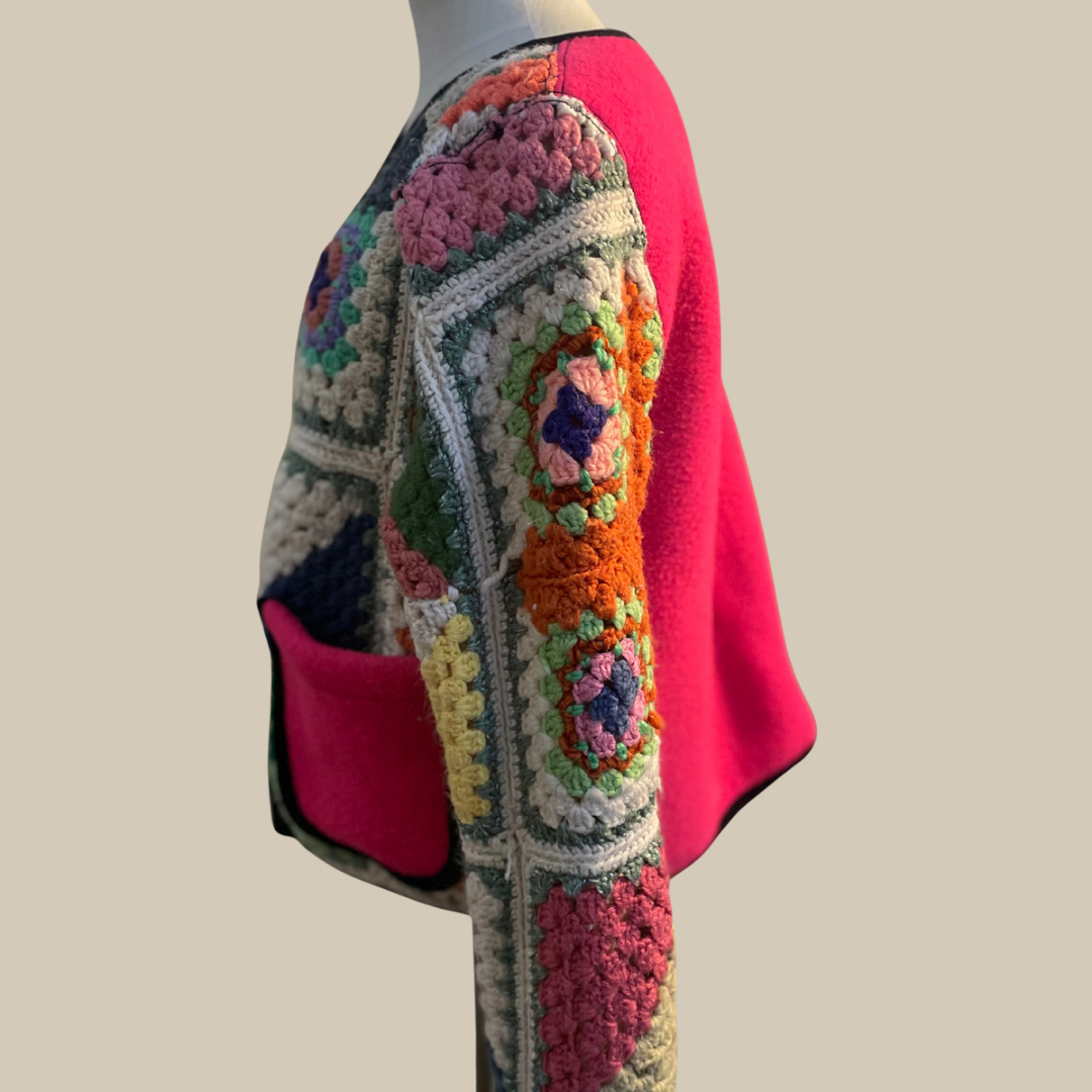 Candy Squares Quilted Coat