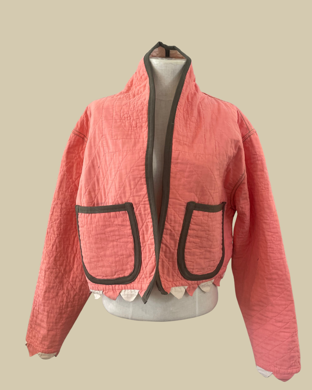 Coral Haven Quilted Coat