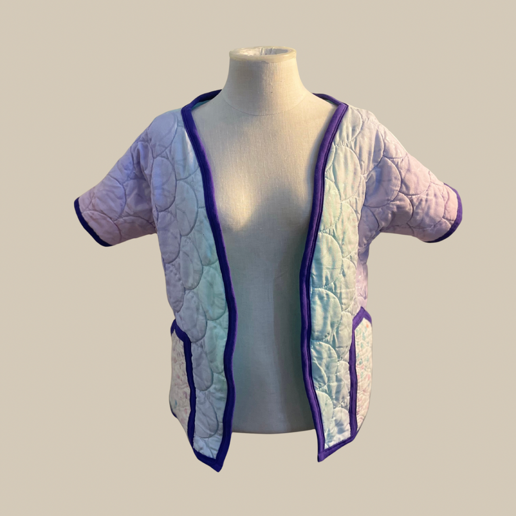 Mermaid Skies Quilted Coat