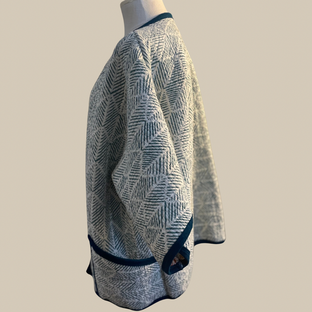 Sea breeze Kantha Style Coat