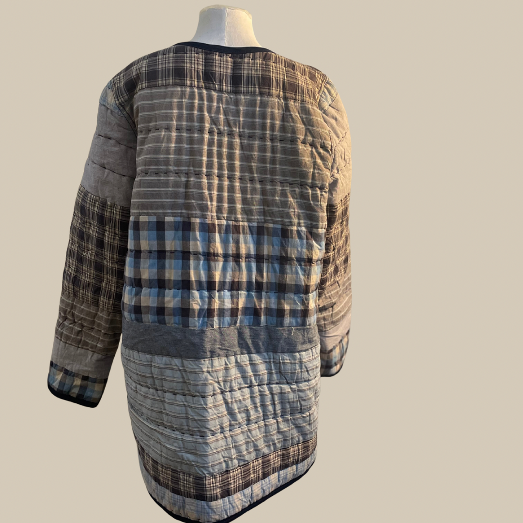 Harbour Check Quilted Coat