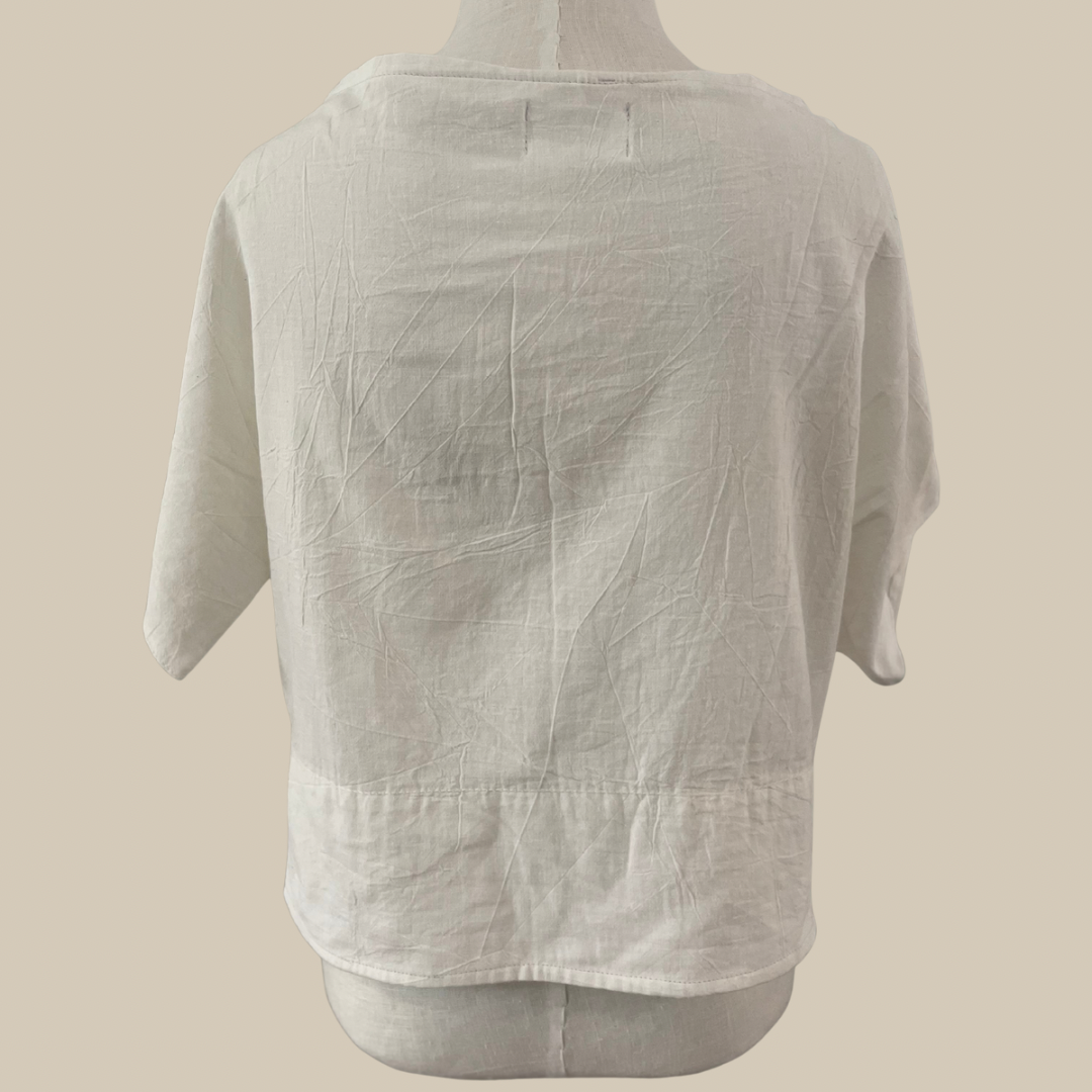 Doilie Panel Tie Up Top