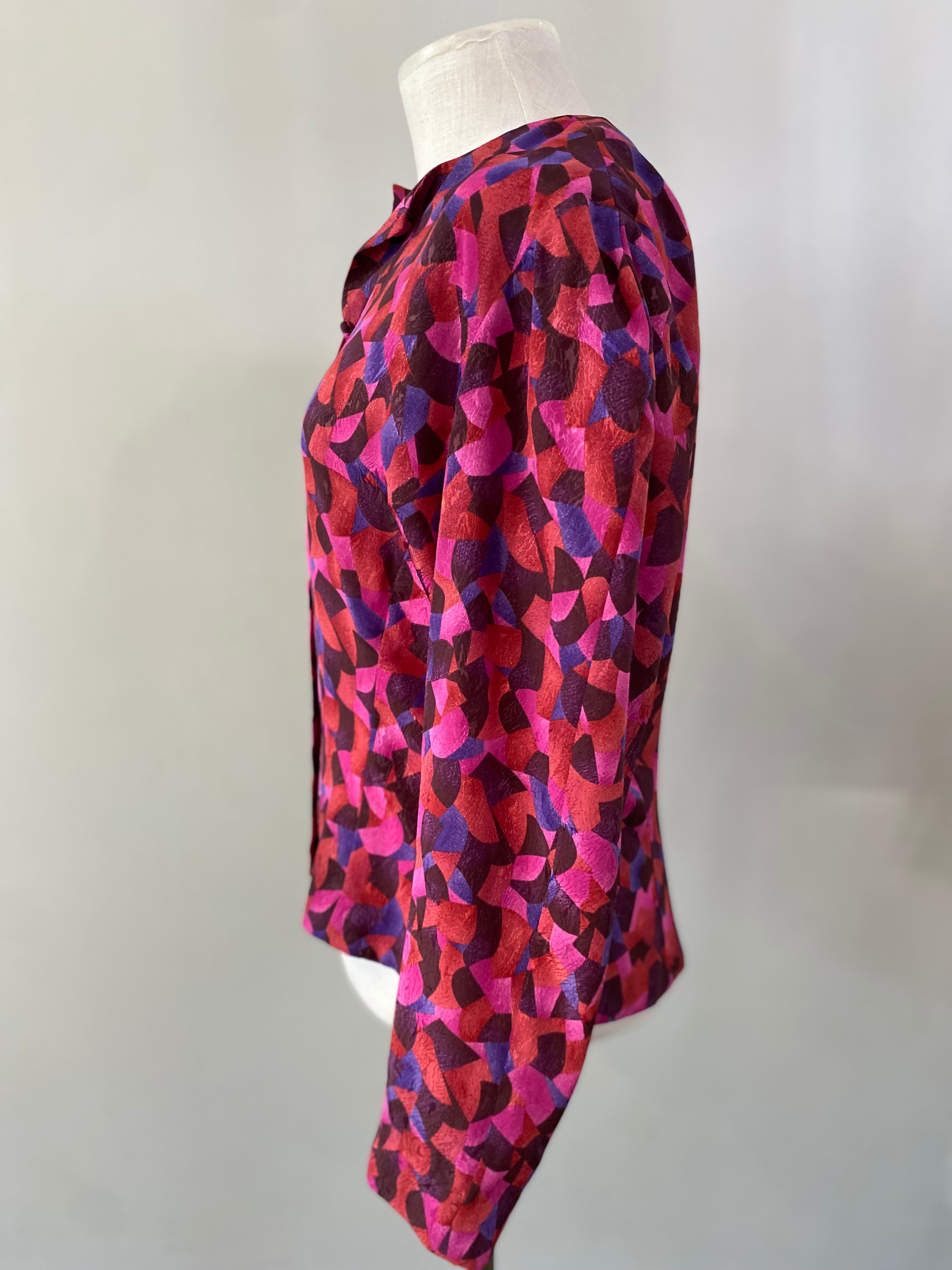 Cherry Mosaic Blouse