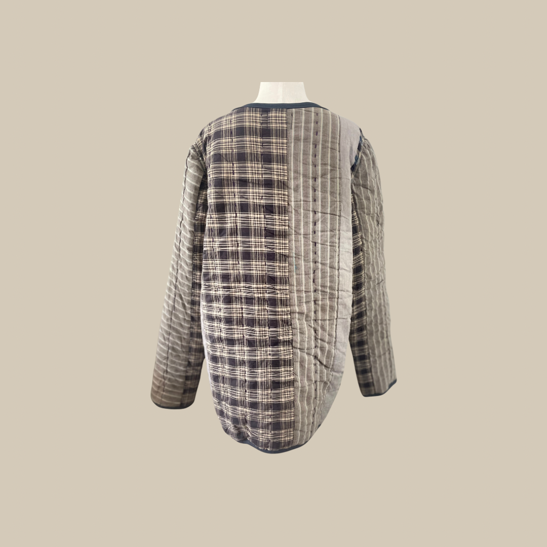 Harbour Plaid Quilted Coat