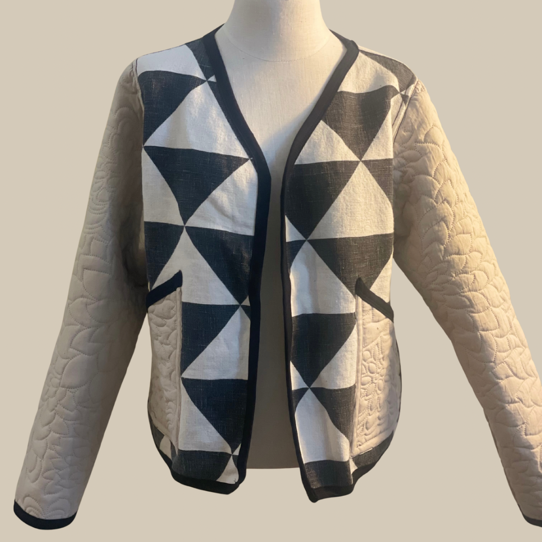 Nordic Bloom Quilt Coat