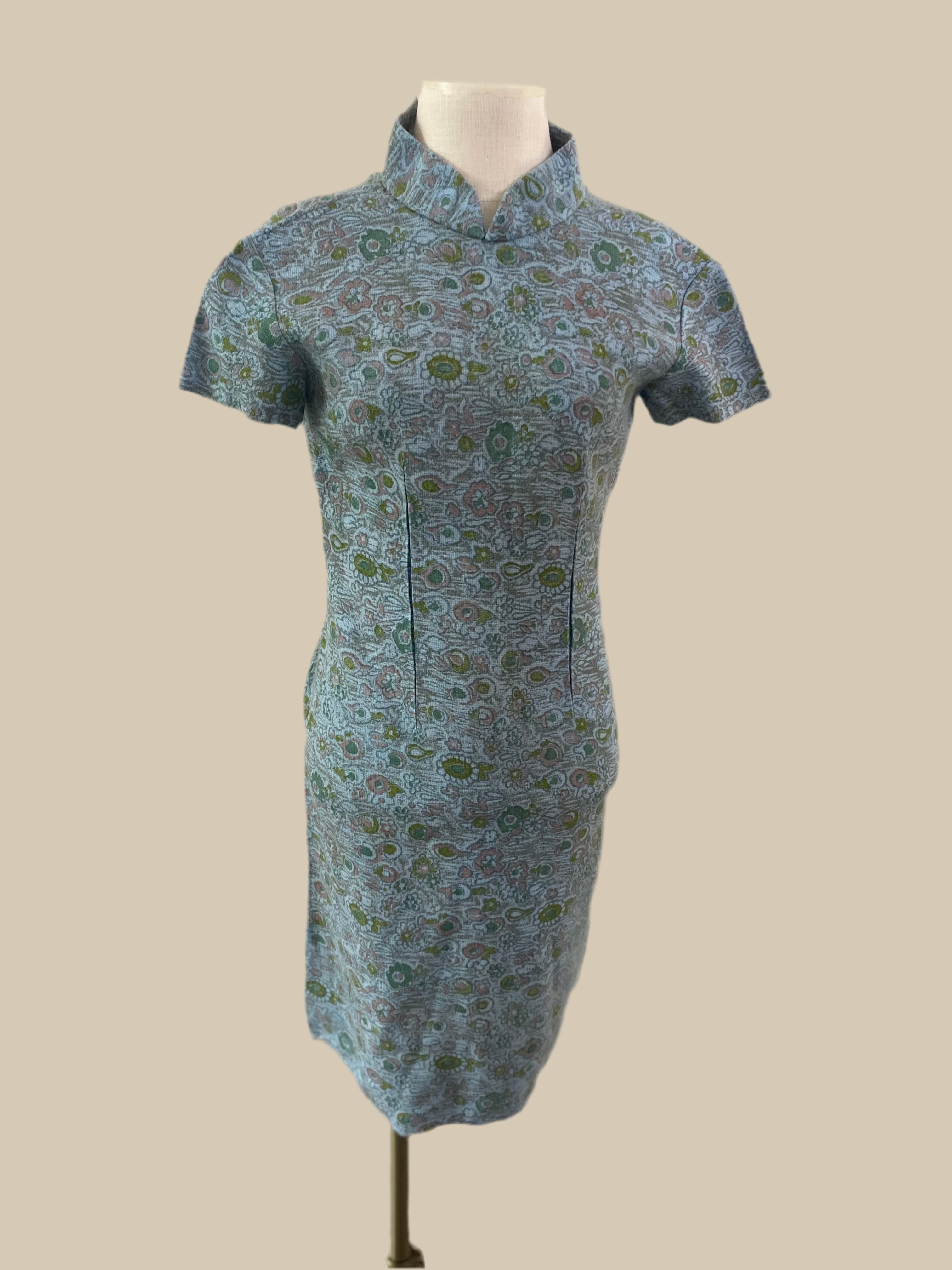 Vintage Qipao-Style Dress