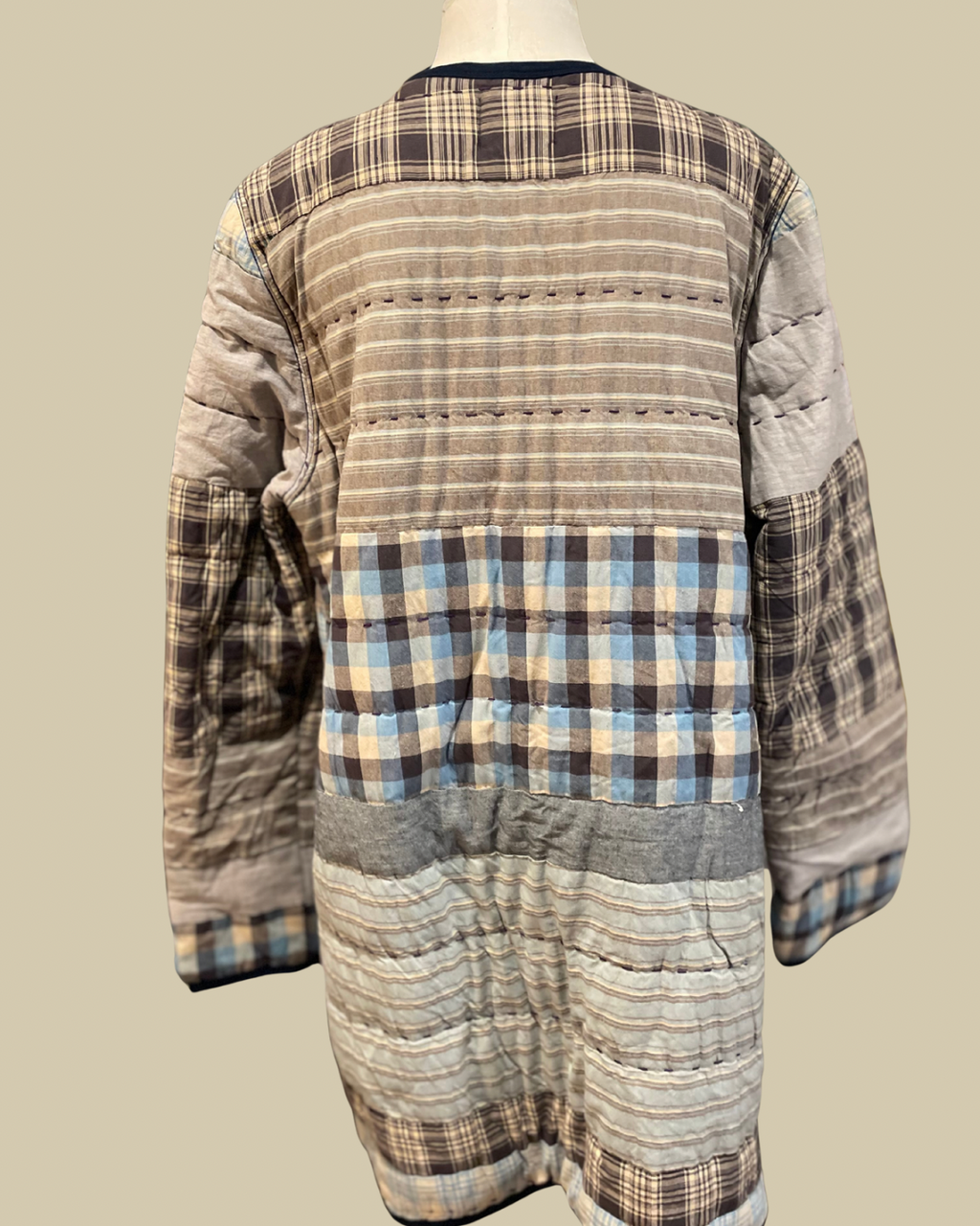 Harbour Check Quilted Coat