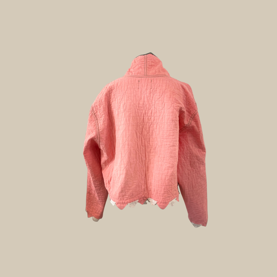 Coral Haven Quilted Coat