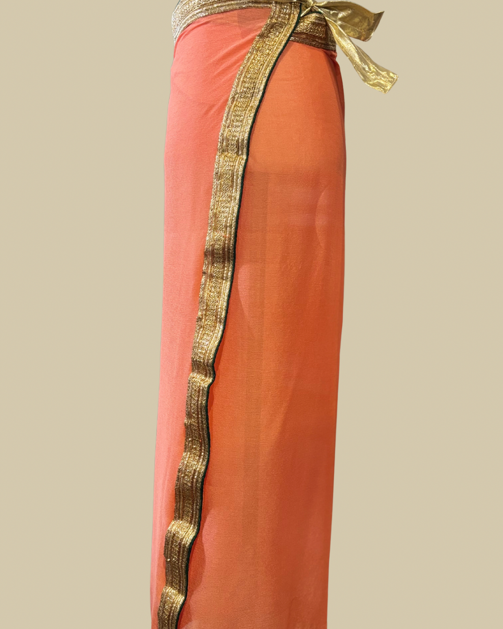 The Saffron Maxi Wrap Skirt