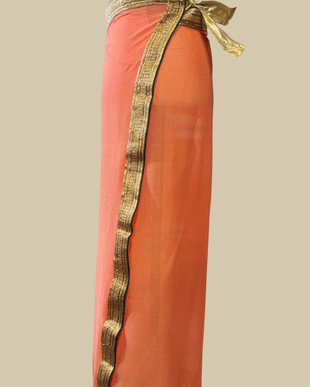 The Saffron Maxi Wrap Skirt