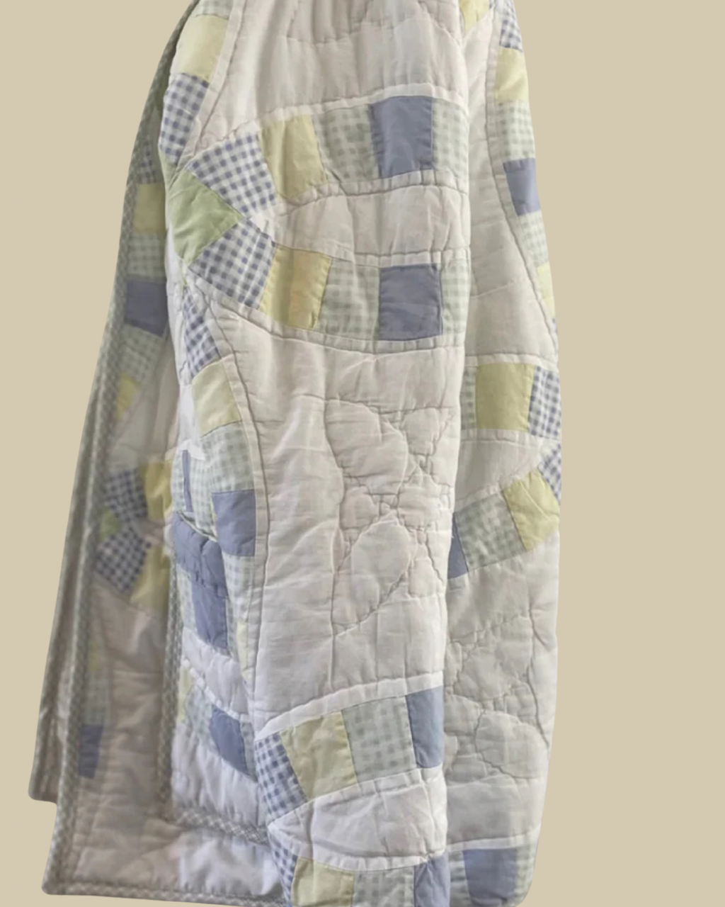 Blue Garden Quilt Coat