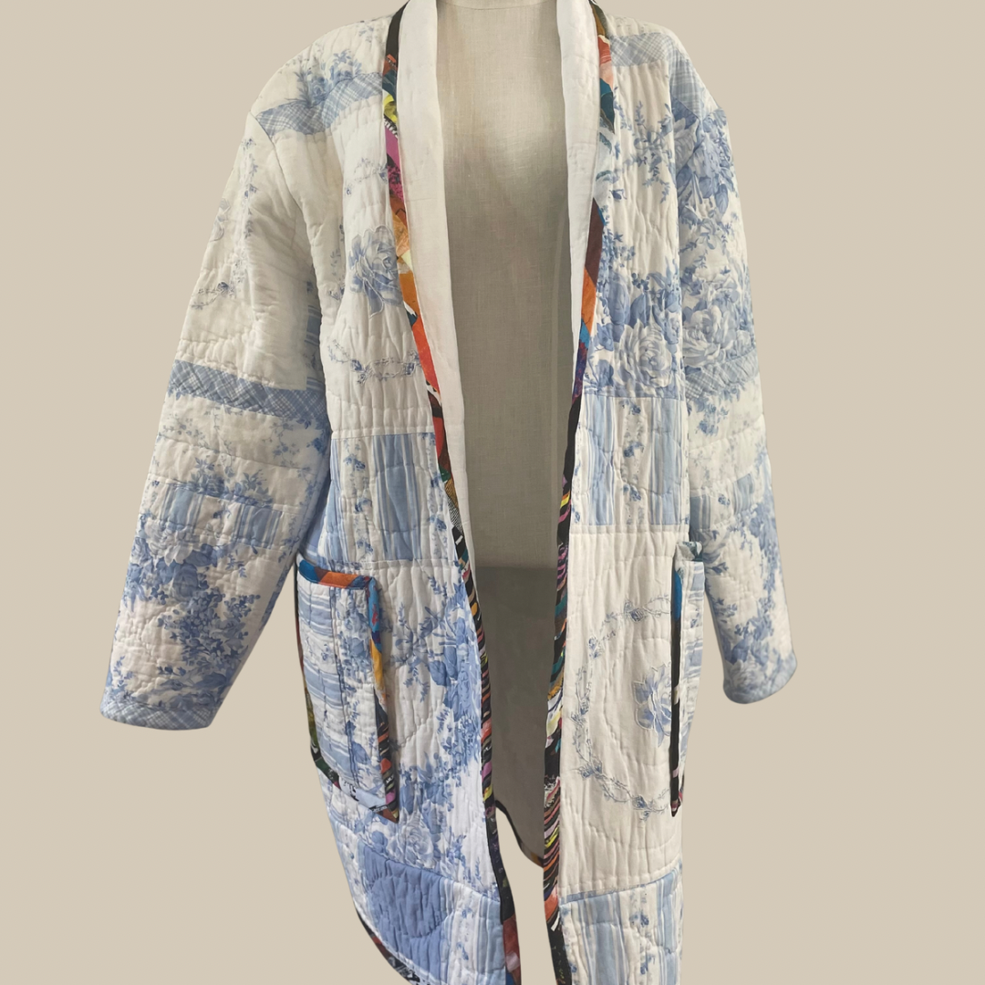 Blue Willow Quilt Coat