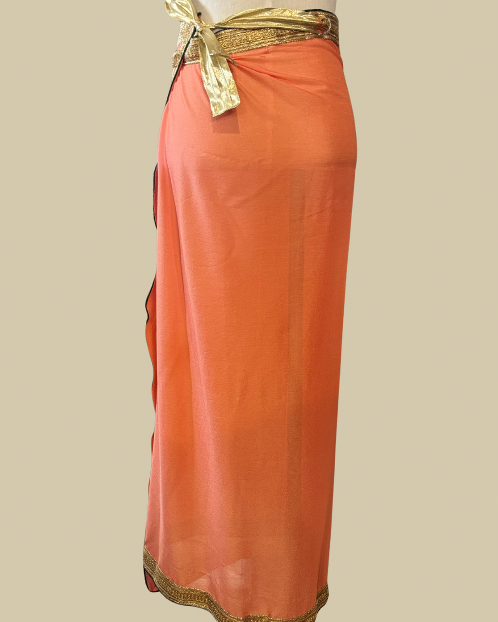 The Saffron Maxi Wrap Skirt