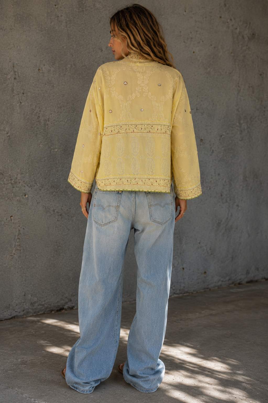 The Soleil Crop Kimono