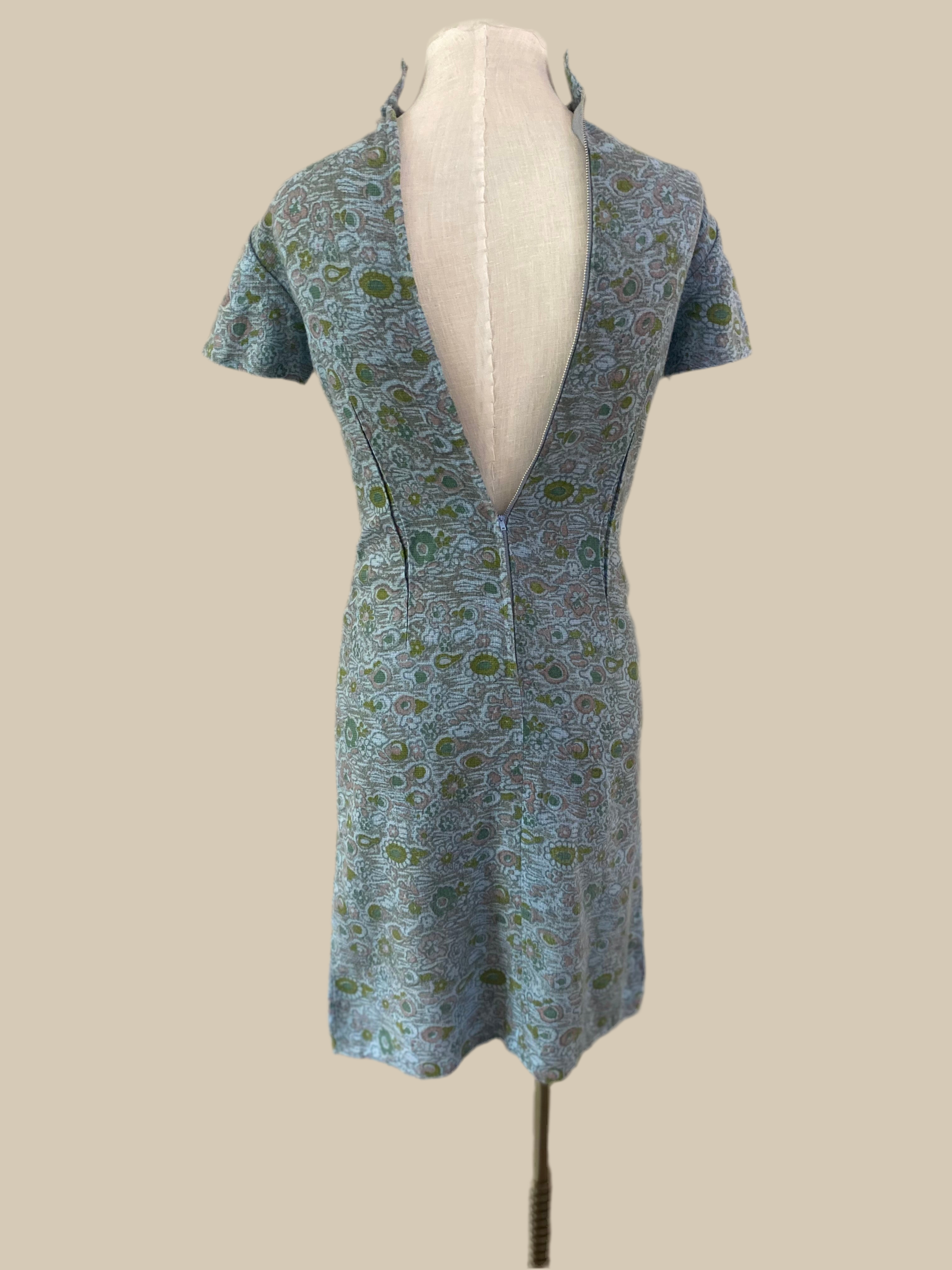 Vintage Qipao-Style Dress