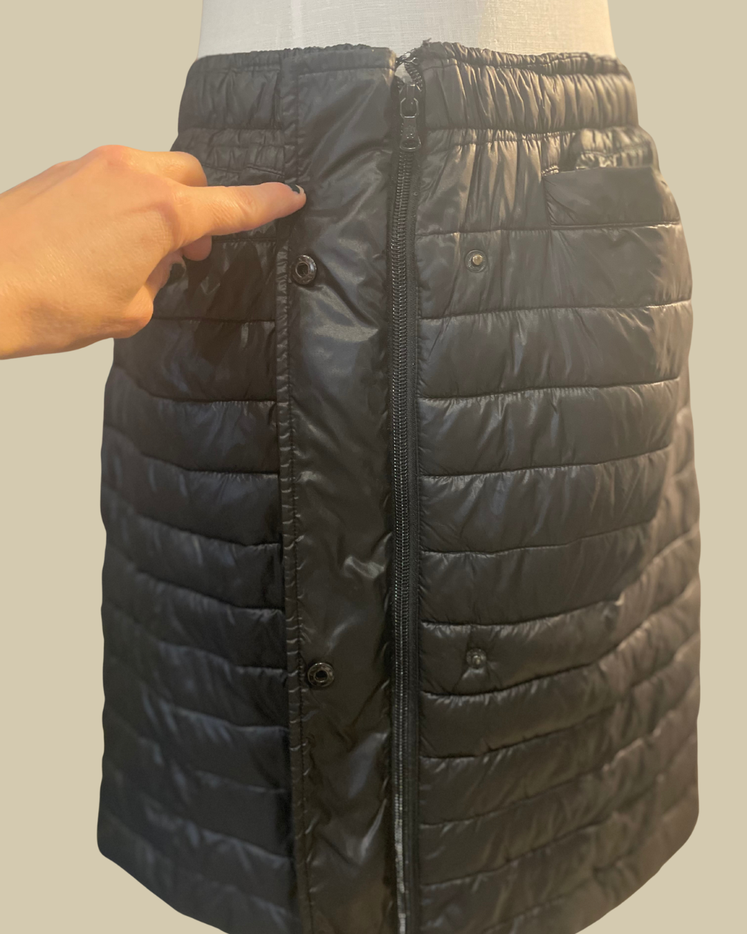 Midnight Puffer Skirt