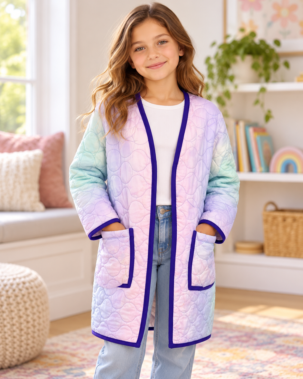 The Mermaid Wishes Kimono Coat