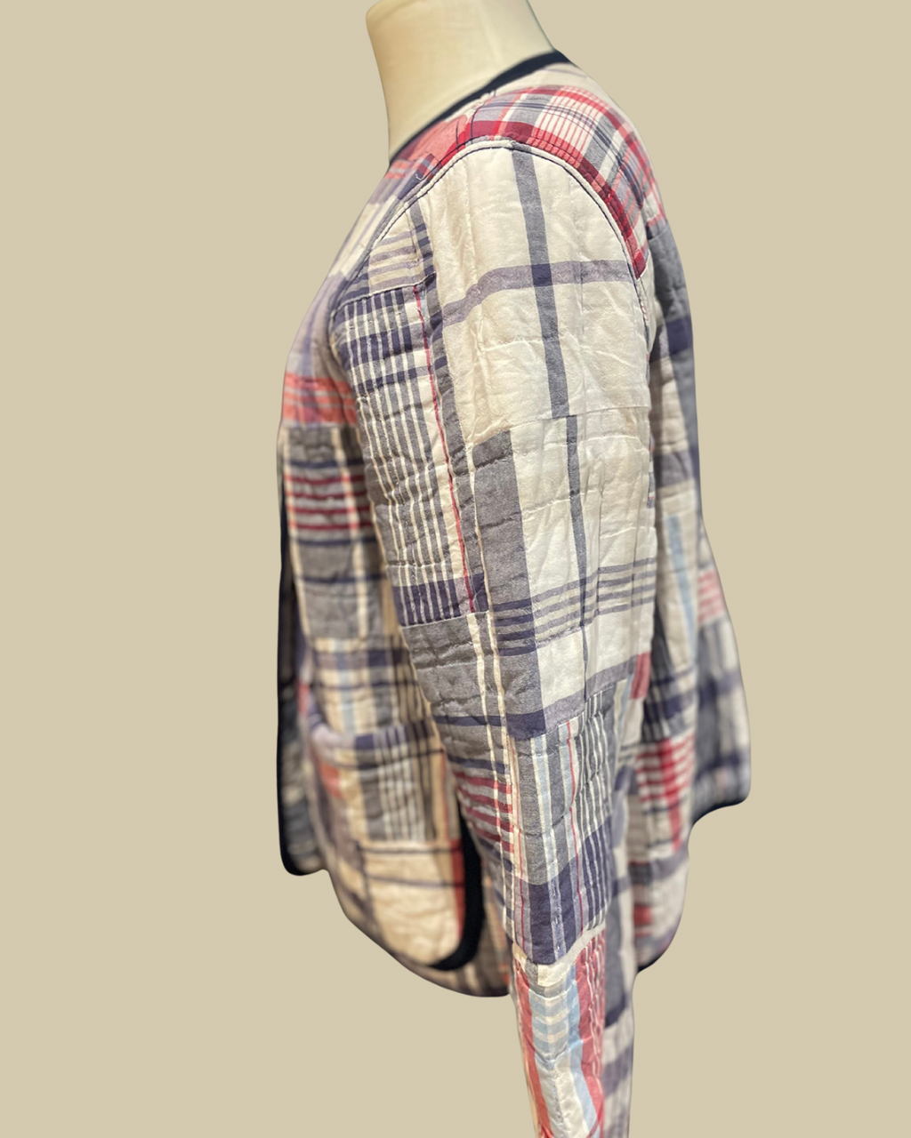 Blue Haven Quilt Coat Short