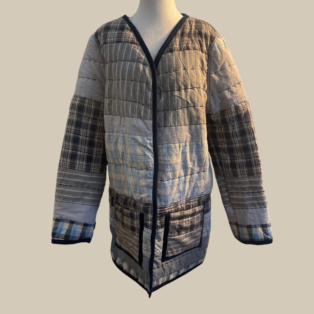 Harbour Check Quilted Coat