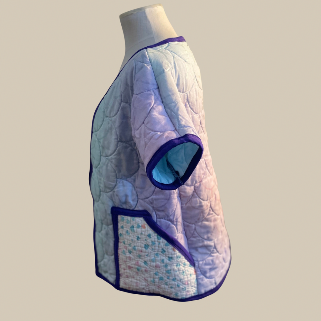 Mermaid Skies Quilted Coat