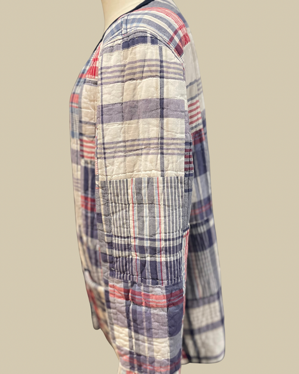 Blue Haven Quilted Coat Long