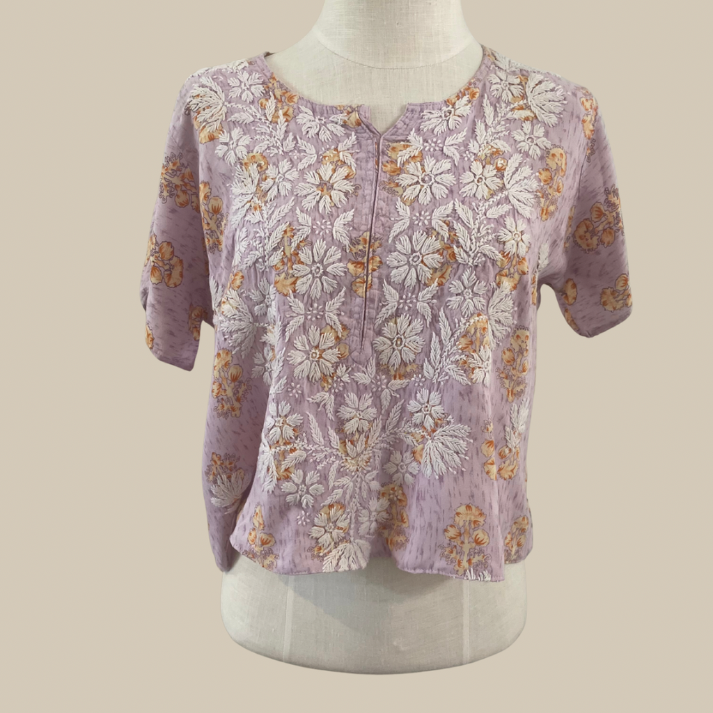 Lilac Daisy Blouse