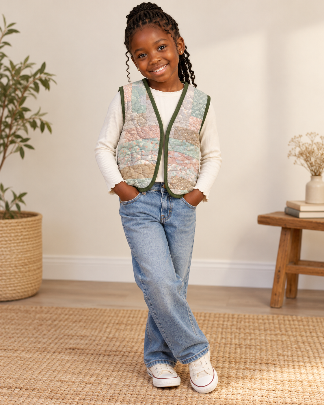 The Meadow Patchwork Vest
