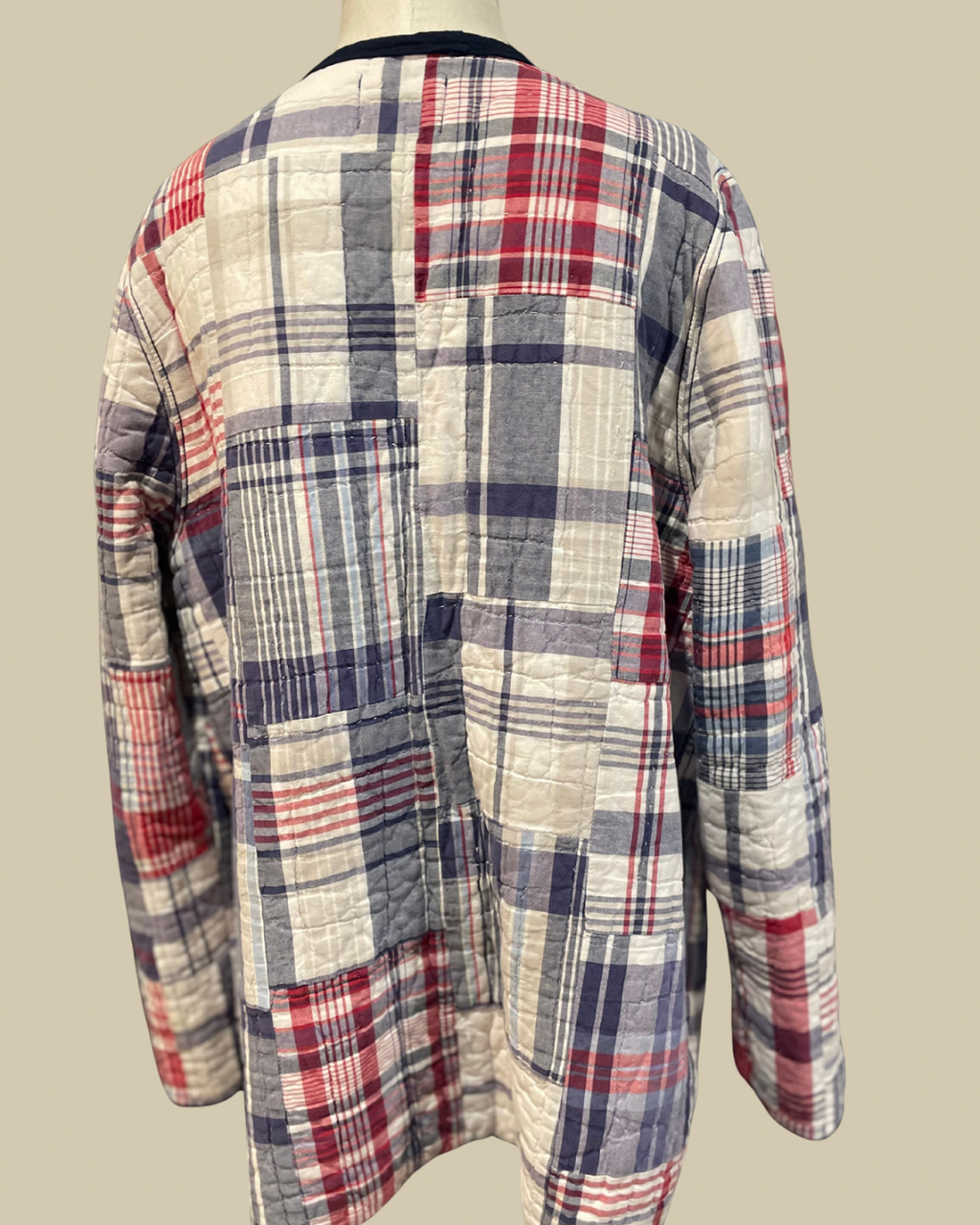 Blue Haven Quilted Coat Long