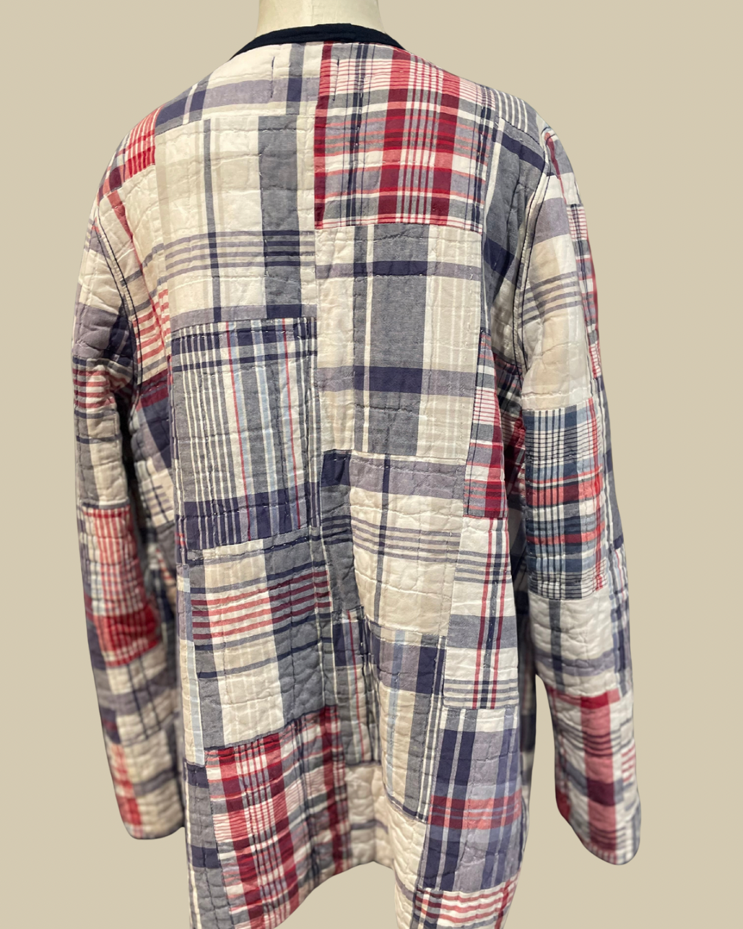 Blue Haven Quilted Coat Long