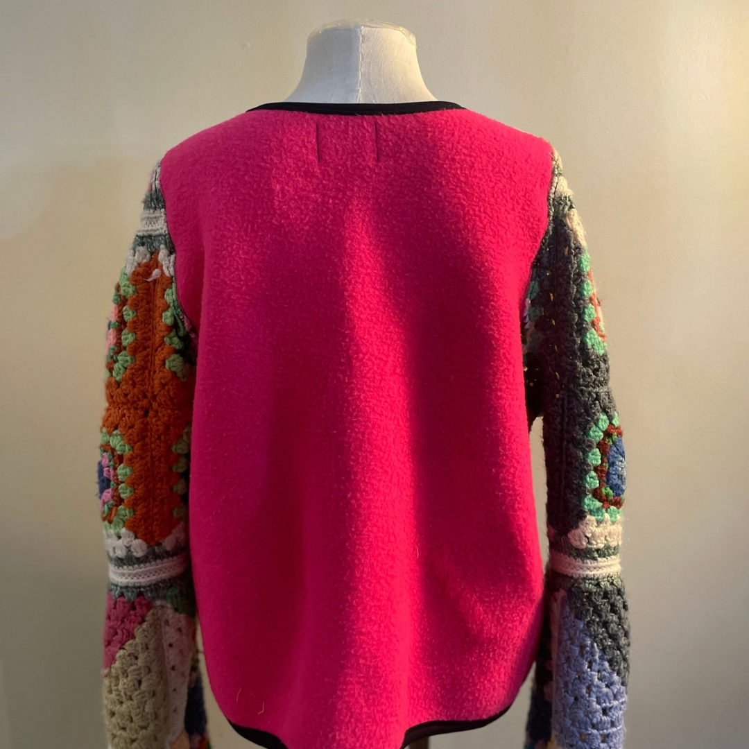 Candy Squares Quilted Coat