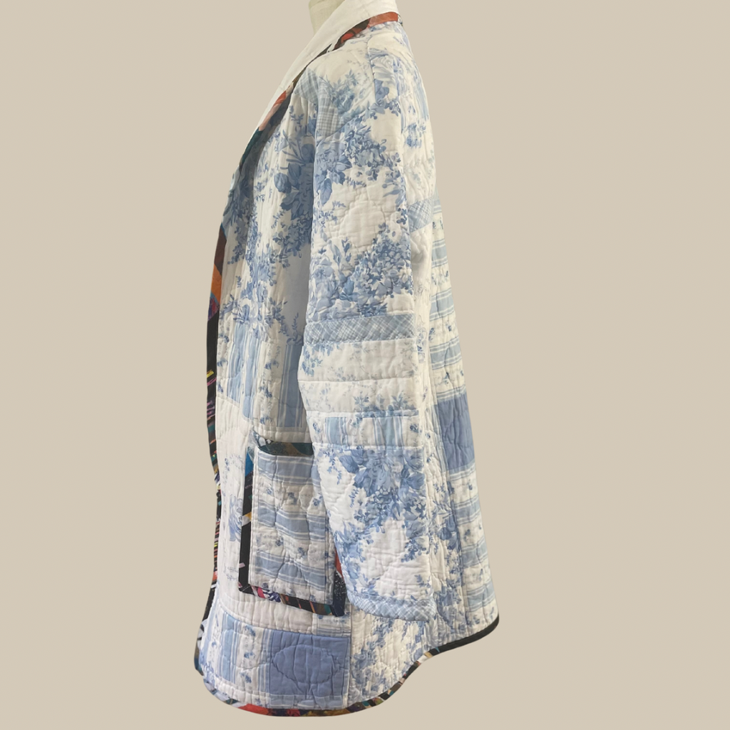 Blue Willow Quilt Coat