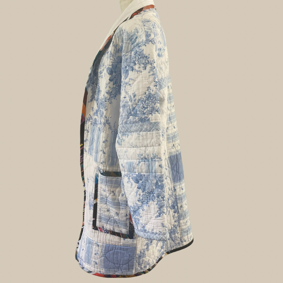 Blue Willow Quilt Coat