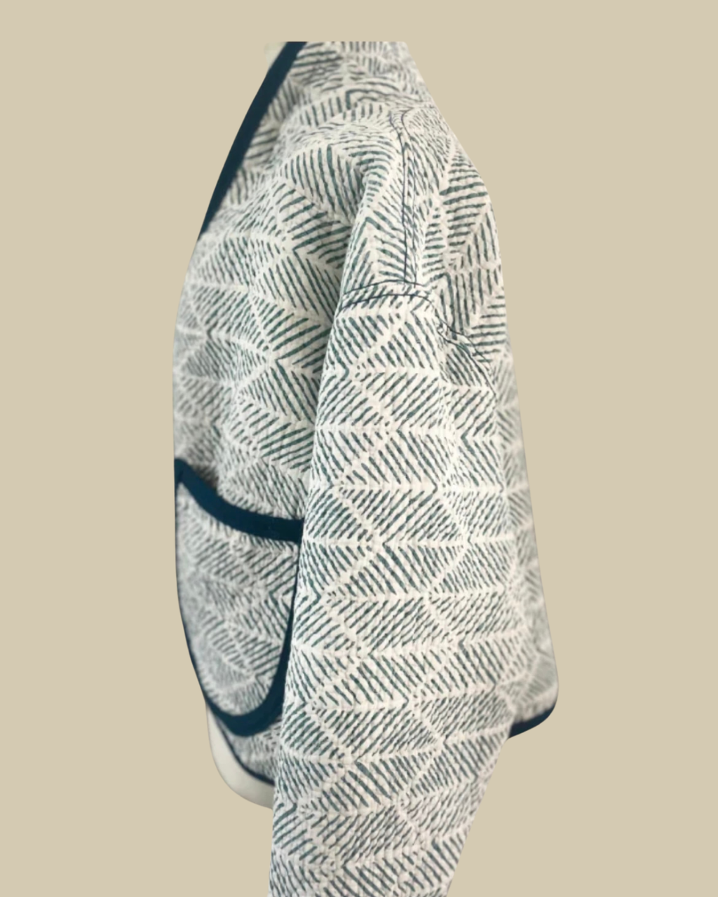 The Seabreeze Cropped Quilted Jacket