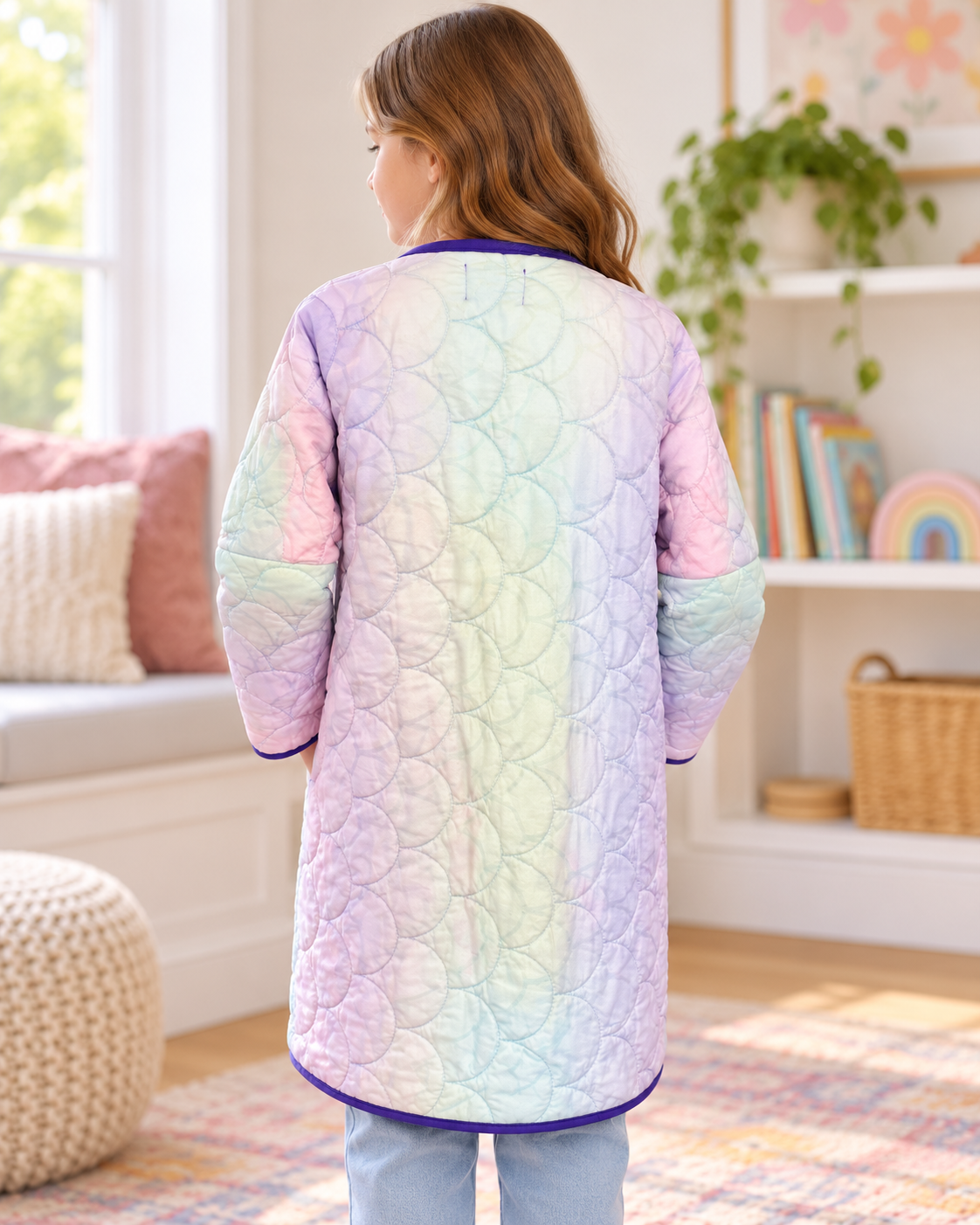 The Mermaid Wishes Kimono Coat