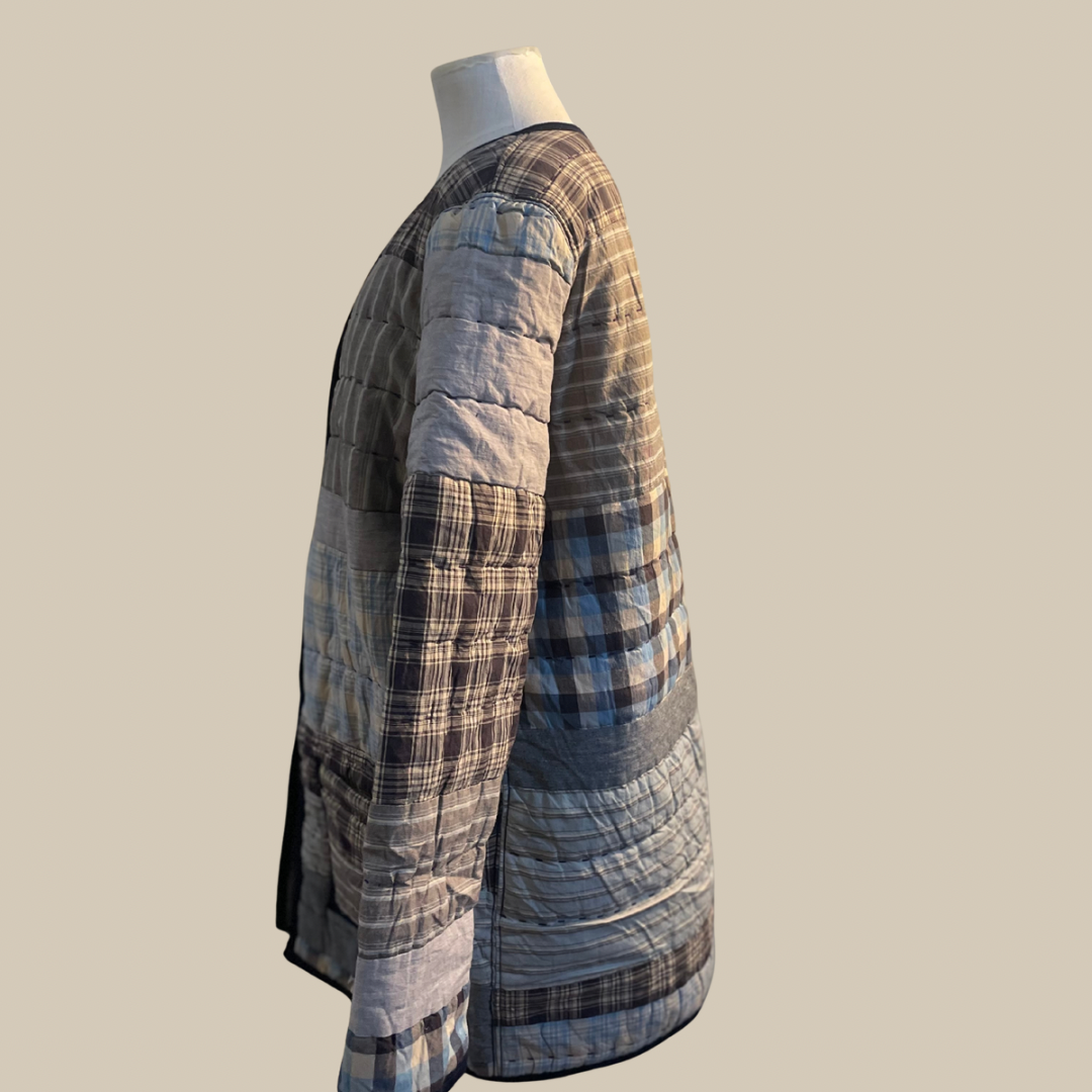 Harbour Check Quilted Coat