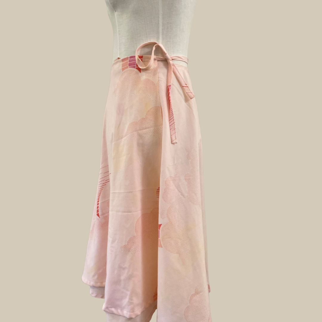Cotton Candy Skies Wrap Skirt