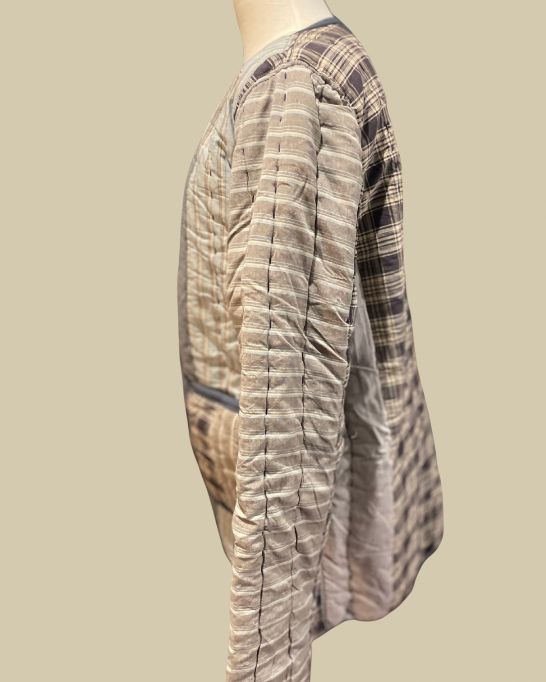 Harbour Plaid Quilted Coat