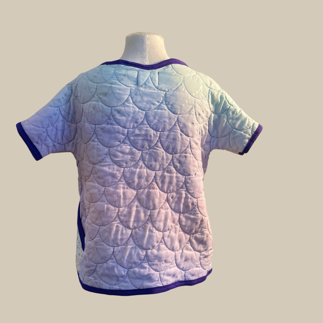 Mermaid Skies Quilted Coat