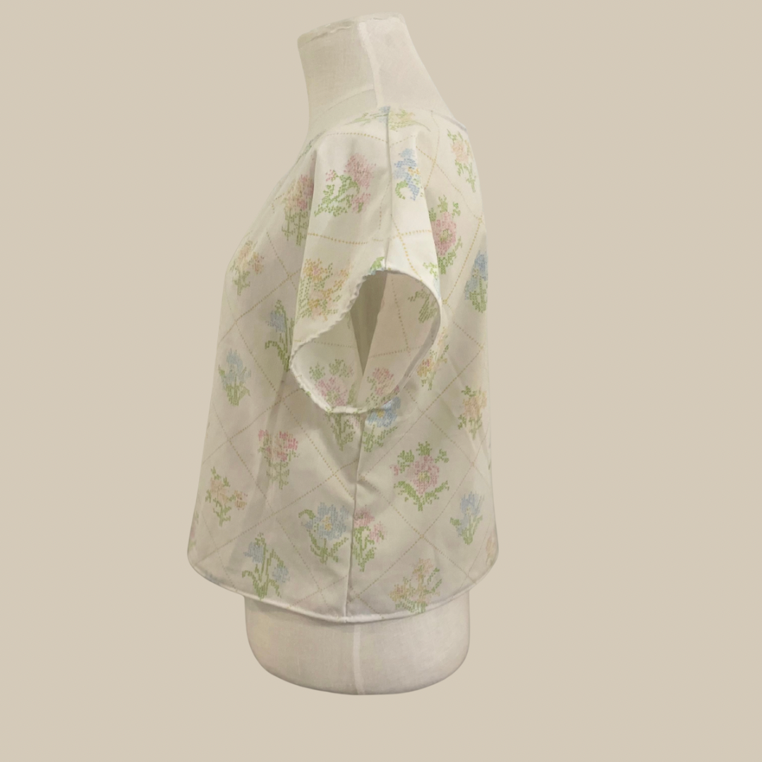 Cross Stitch Bloom Top