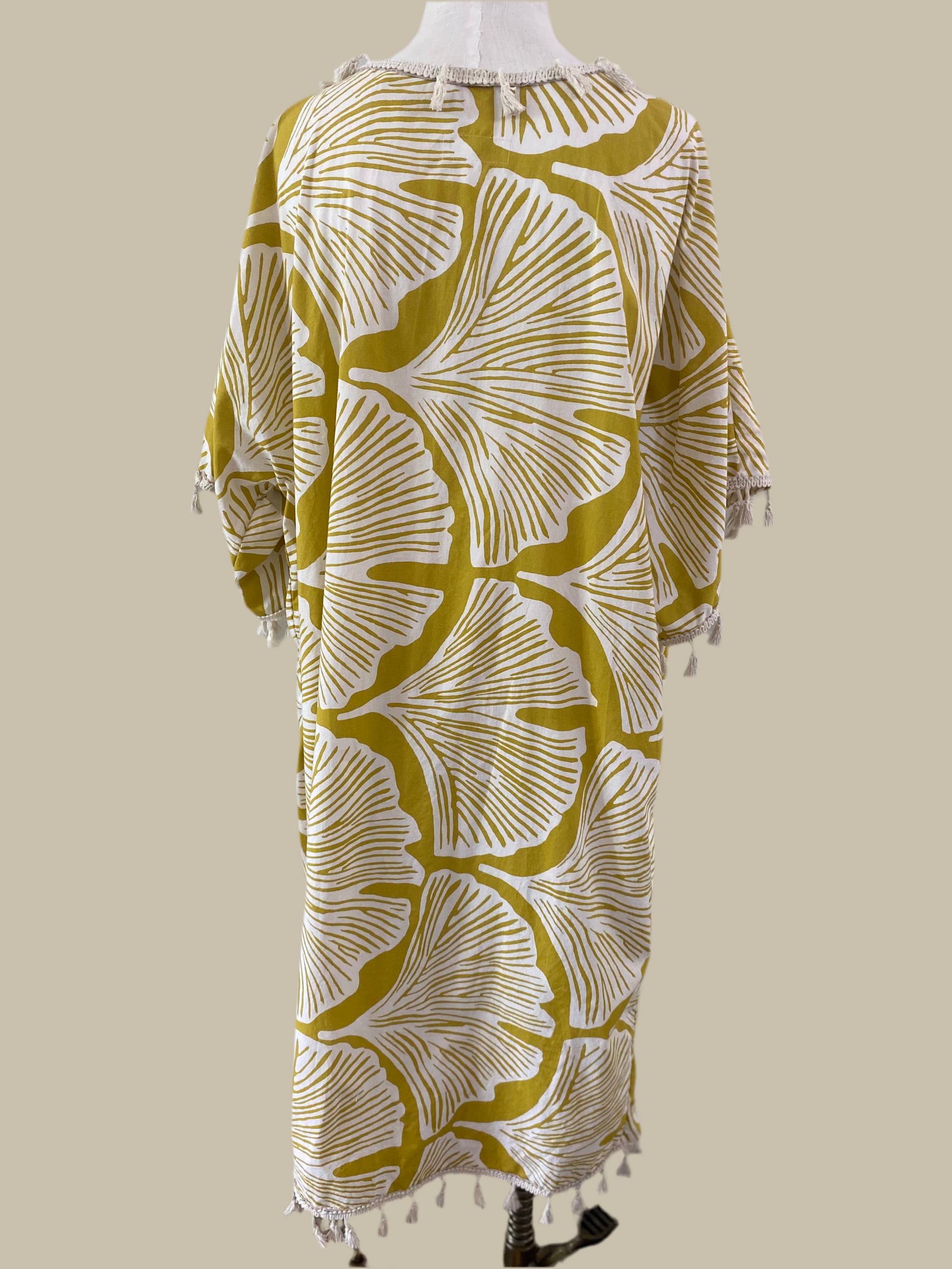 Golden Ginko Kimono