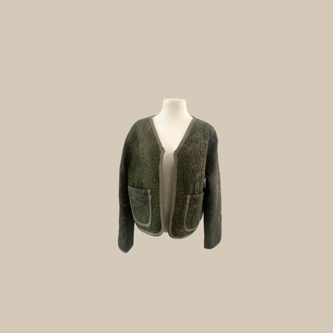 Forest Whispers Quilt Coat