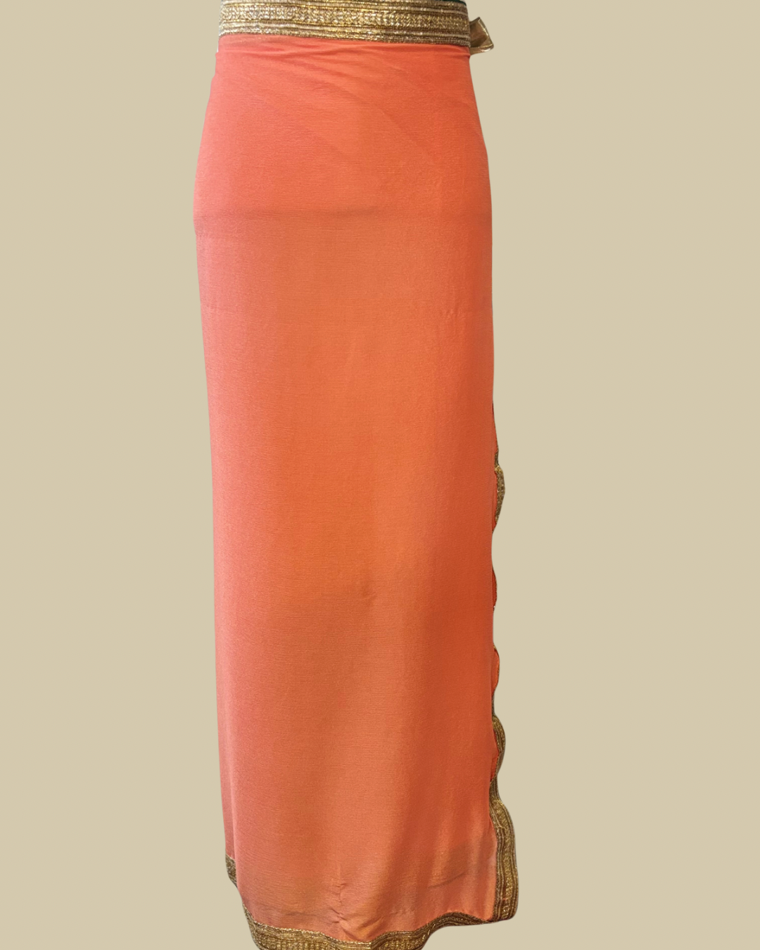 The Saffron Maxi Wrap Skirt
