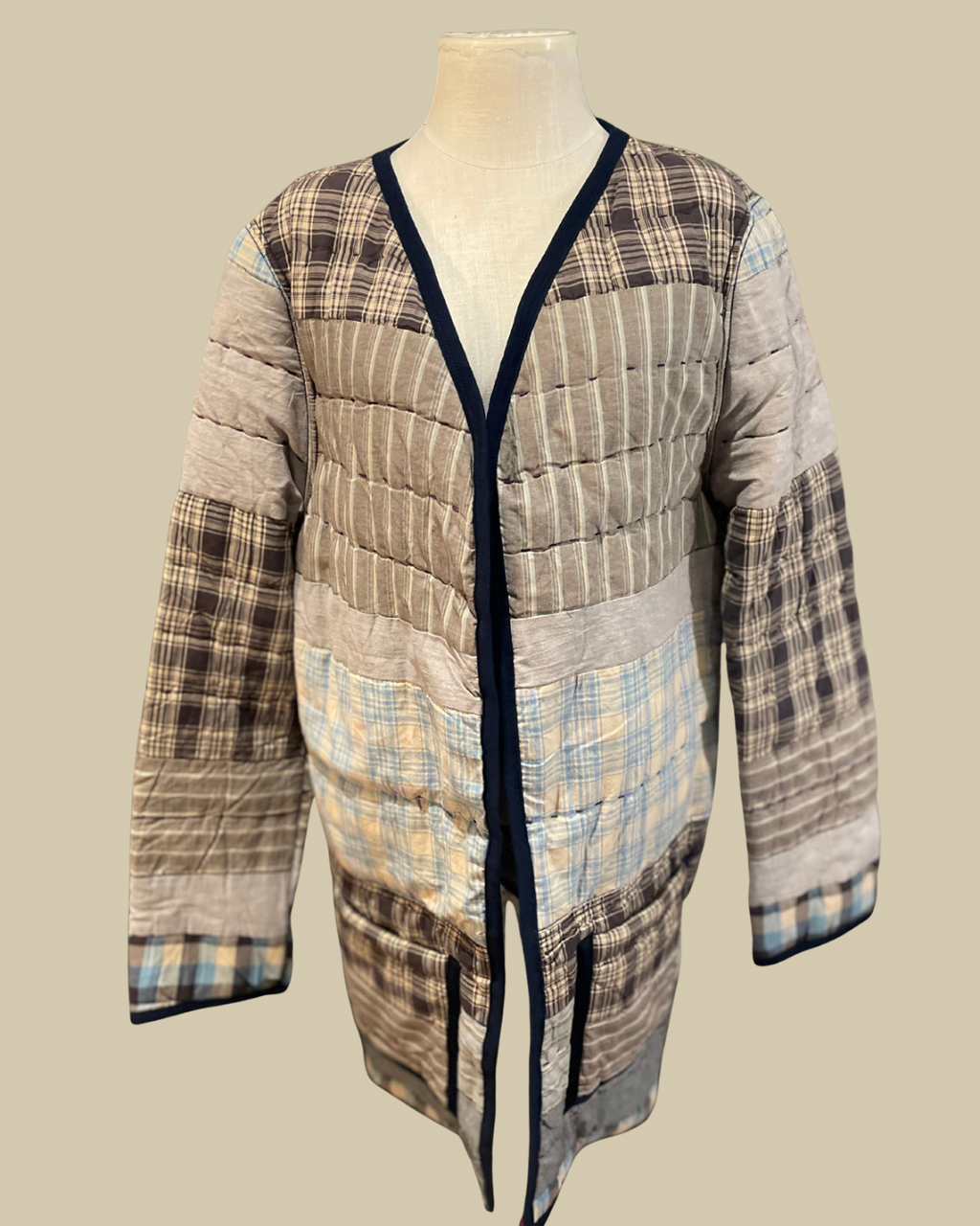 Harbour Check Quilted Coat