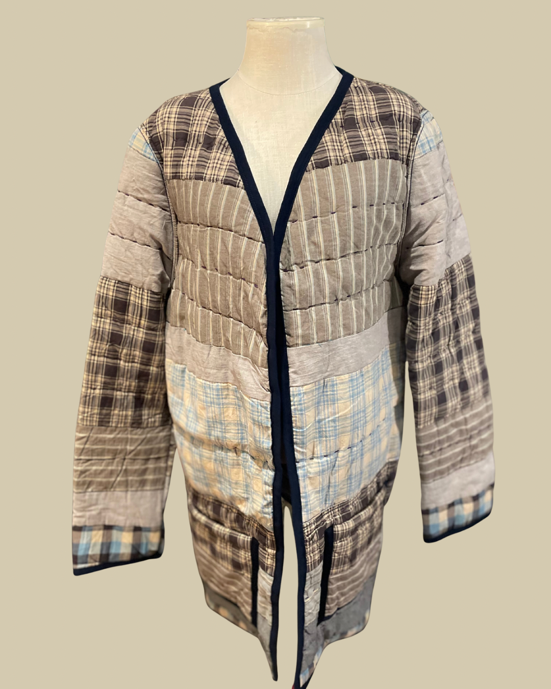 Harbour Check Quilted Coat