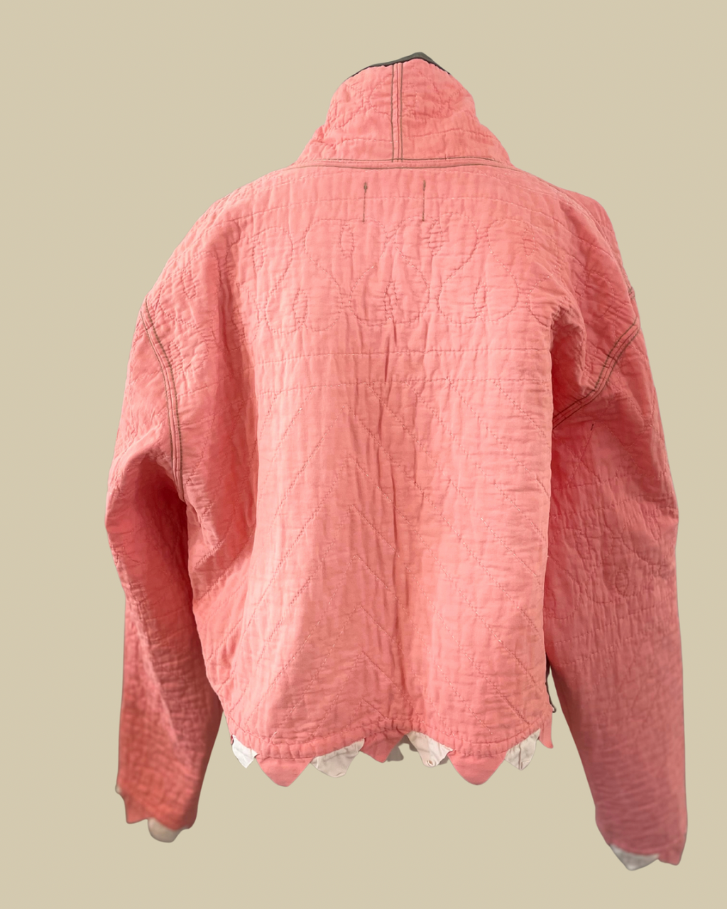 Coral Haven Quilted Coat