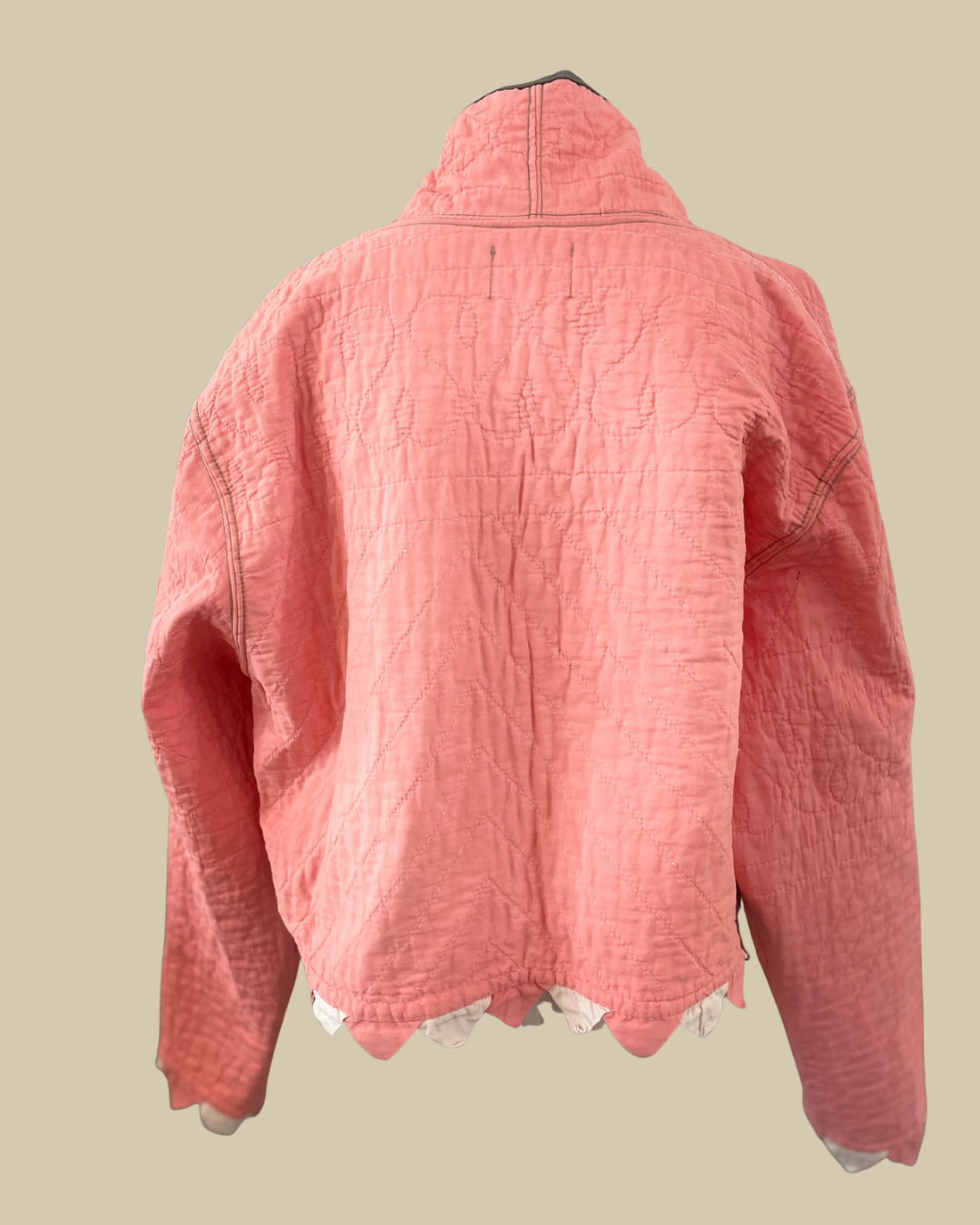 Coral Haven Quilted Coat