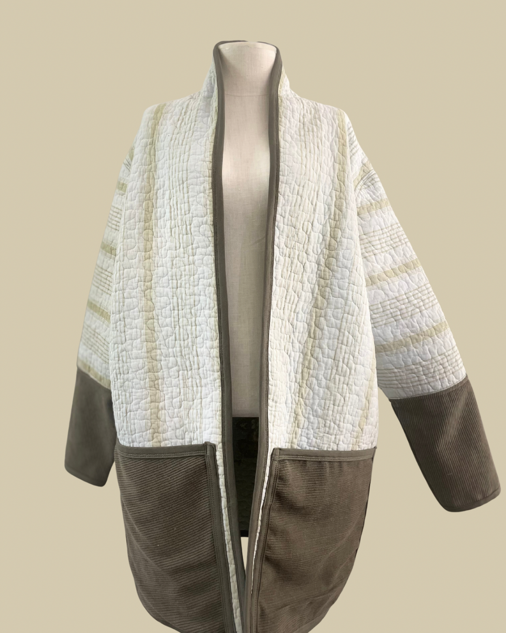 Whispering Fern Quilted Coat